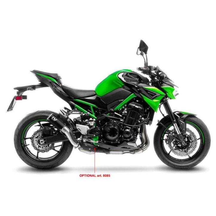 ESCAPE LEOVINCE LV CORSA EDICION NEGRA PARA KAWASAKI Z900 20-24 INOX