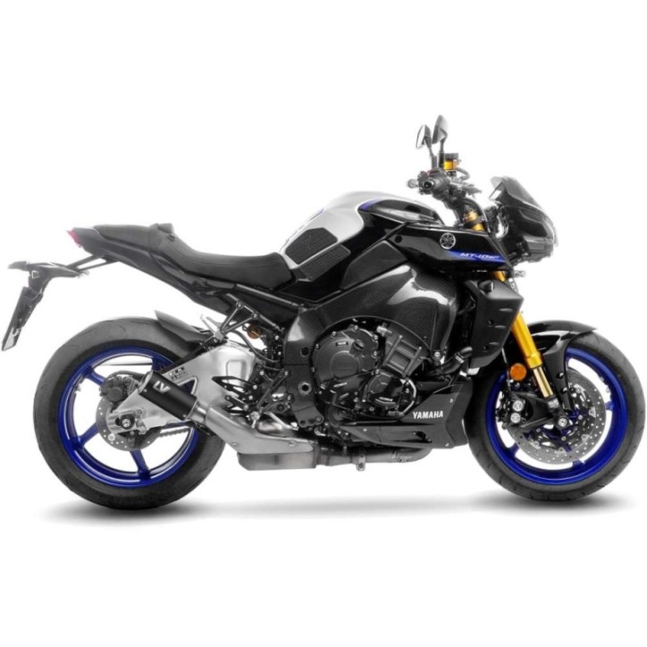 LEOVINCE TERMINALE SCARICO LV CORSA BLACK EDITION PER YAMAHA MT-10 16-20 INOX