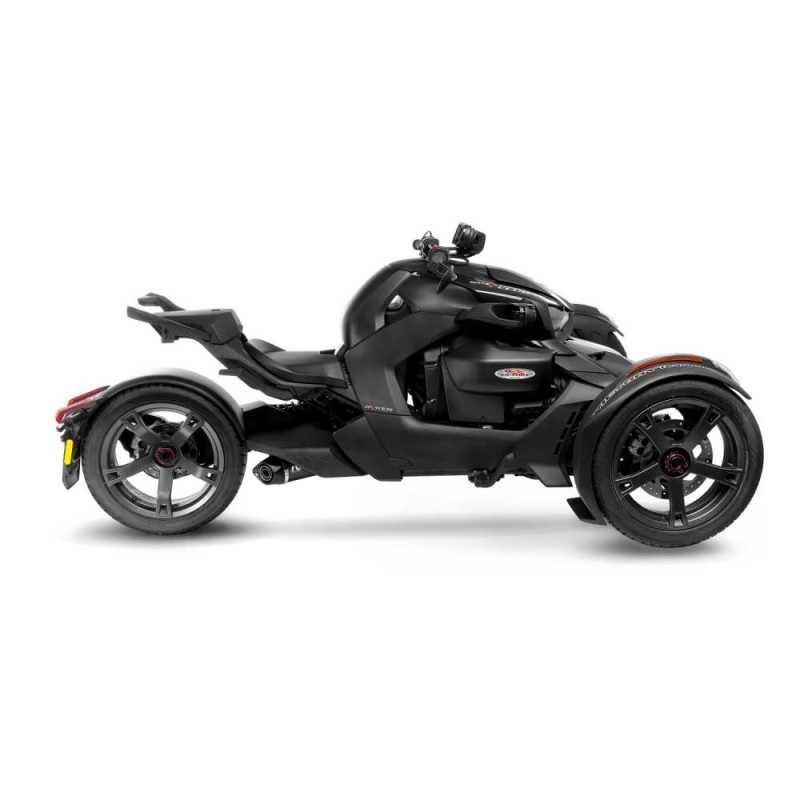 LEOVINCE TERMINALE SCARICO LV ONE EVO BLACK EDITION CAN-AM RYKER 600 19-23 ACCIAIO INOX