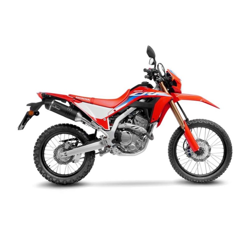 LEOVINCE AUSPUFFSCHALLDAMPFER LV ONE EVO BLACK EDITION HONDA CRF 300 L CRF 300 RALLY 21-24 EDELSTAHL