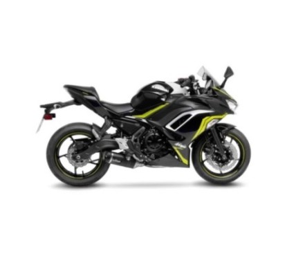 LEOVINCE AUSPUFFSCHALLDAMPFER LV ONE EVO BLACK EDITION KAWASAKI NINJA 650 21-23 EDELSTAHL