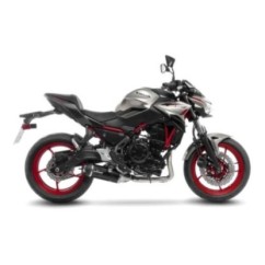 LEOVINCE AUSPUFFSCHALLDAMPFER LV ONE EVO BLACK EDITION KAWASAKI Z650 21-23 EDELSTAHL