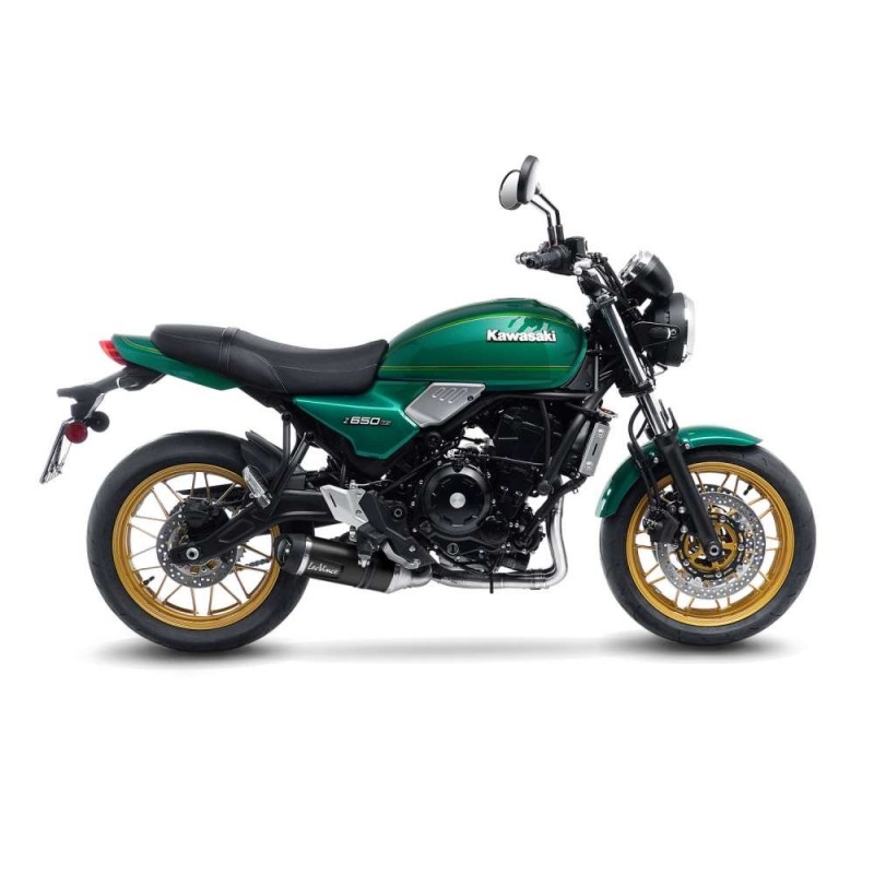 LEOVINCE AUSPUFFSCHALLDAMPFER LV ONE EVO BLACK EDITION KAWASAKI Z650 RS 22-23 EDELSTAHL