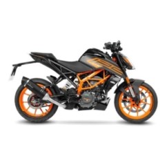 LEOVINCE AUSPUFFSCHALLDAMPFER LV ONE EVO BLACK EDITION KTM DUKE 125 21-23 EDELSTAHL