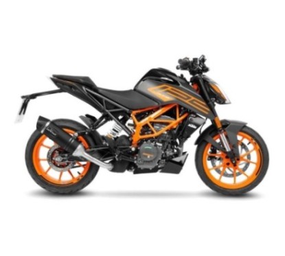 LEOVINCE AUSPUFFSCHALLDAMPFER LV ONE EVO BLACK EDITION KTM DUKE 125 21-23 EDELSTAHL