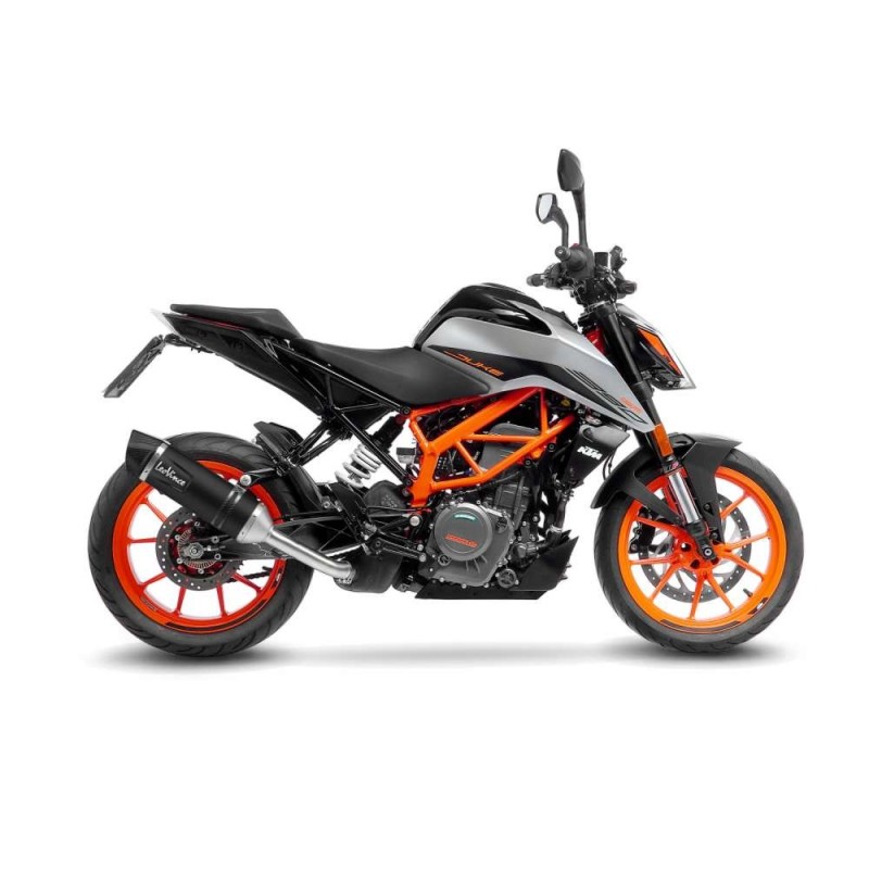 LEOVINCE AUSPUFFSCHALLDAMPFER LV ONE EVO BLACK EDITION KTM DUKE 390 21-23 EDELSTAHL