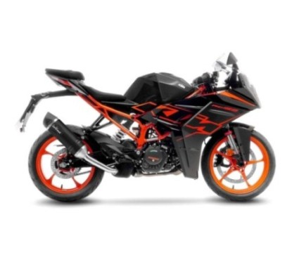 LEOVINCE AUSPUFFSCHALLDAMPFER LV ONE EVO BLACK EDITION KTM RC 125 22-23 EDELSTAHL