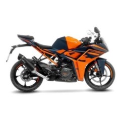 LEOVINCE AUSPUFFSCHALLDAMPFER LV ONE EVO BLACK EDITION KTM RC 390 22-23 EDELSTAHL