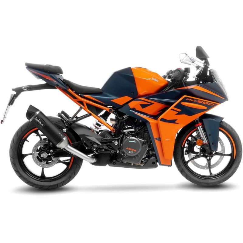 LEOVINCE AUSPUFFSCHALLDAMPFER LV ONE EVO BLACK EDITION KTM RC 390 22-23 EDELSTAHL