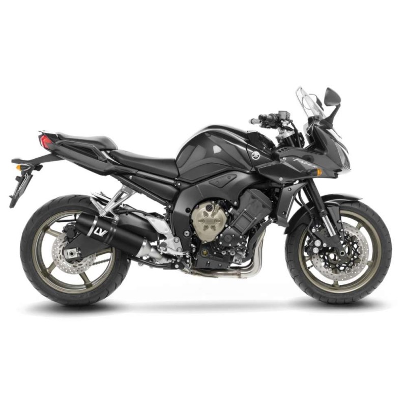 LEOVINCE AUSPUFFSCHALLDAMPFER LV ONE EVO BLACK EDITION YAMAHA FAZER GT 06-15 EDELSTAHL