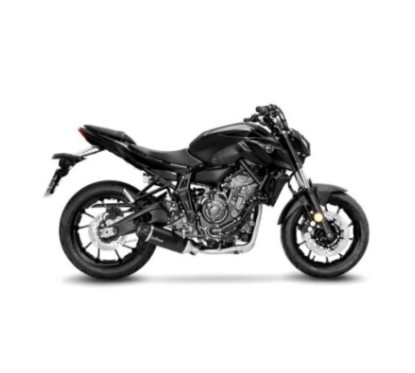 LEOVINCE AUSPUFFSCHALLDAMPFER LV ONE EVO BLACK EDITION YAMAHA MT-07 21-23 EDELSTAHL