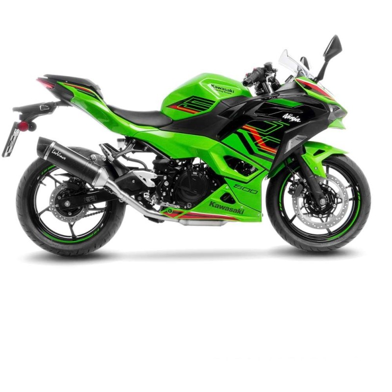 LEOVINCE AUSPUFFSCHALLDAMPFER LV ONE EVO KOHLENSTOFFFASER KAWASAKI NINJA 500 2024 KOHLENSTOFFFASER