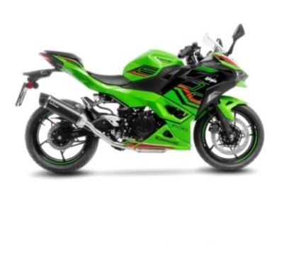 LEOVINCE TERMINALE SCARICO LV ONE EVO CARBON FIBER KAWASAKI NINJA 500 2024 FIBRA DI CARBONIO