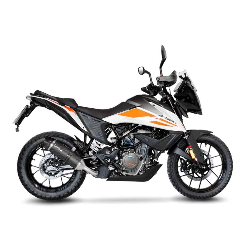 LEOVINCE AUSPUFFSCHALLDAMPFER LV ONE EVO KOHLENSTOFFFASER KTM 390 ADVENTURE 20-23 KOHLENSTOFFFASER