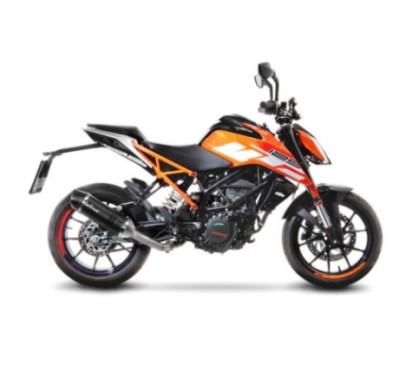 LEOVINCE TERMINALE SCARICO LV ONE EVO CARBON FIBER KTM DUKE 125 17-20 FIBRA DI CARBONIO