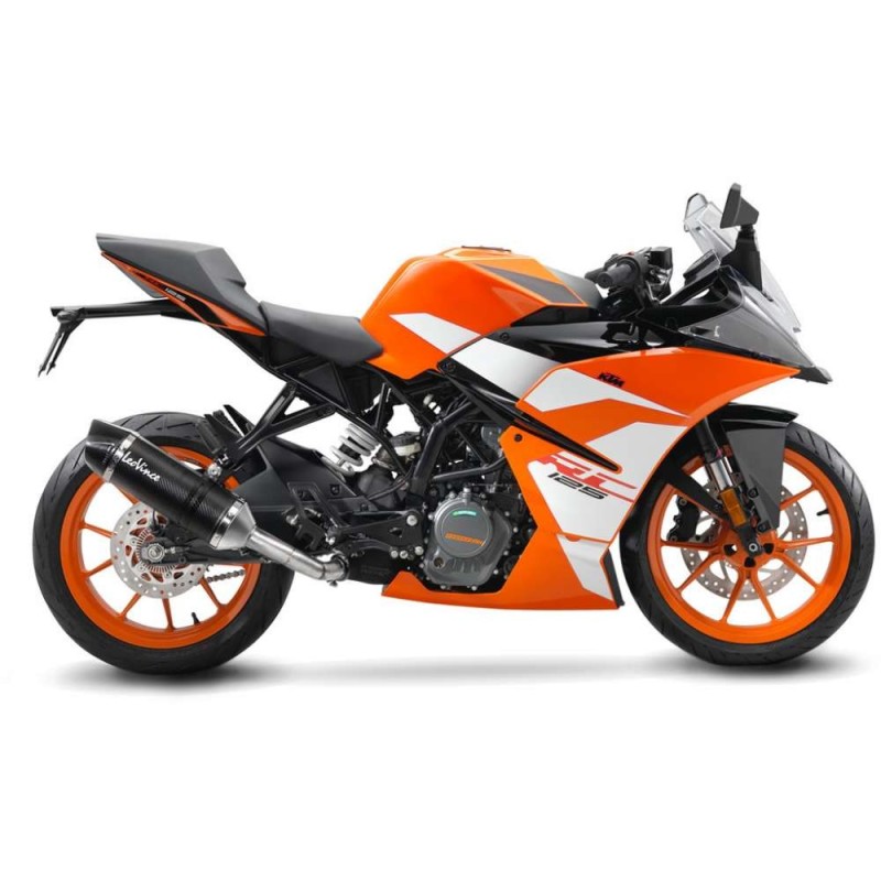 LEOVINCE TERMINALE SCARICO LV ONE EVO CARBON FIBER KTM RC 125 17-20 FIBRA DI CARBONIO