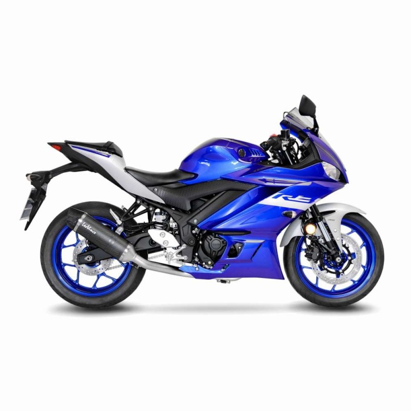 LEOVINCE AUSPUFFSCHALLDAMPFER LV ONE EVO KOHLENSTOFFFASER Yamaha YZF-R3 19-20 KOHLENSTOFFFASER