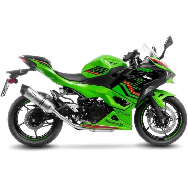 SILENCIEUX D'ECHAPPEMENT LEOVINCE LV ONE EVO POUR KAWASAKI NINJA 500 SE 2024 ACIER INOXYDABLE