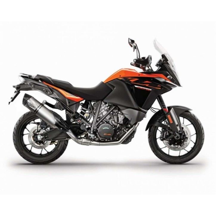 SILENCIEUX D'ECHAPPEMENT LEOVINCE LV ONE EVO POUR KTM 1090 ADVENTURE 17-18 ACIER INOXYDABLE