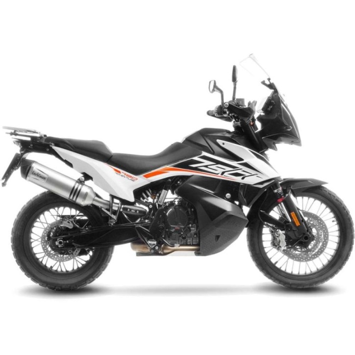 SILENCIEUX D'ECHAPPEMENT LEOVINCE LV ONE EVO POUR KTM 790 ADVENTURE 2023 ACIER INOXYDABLE