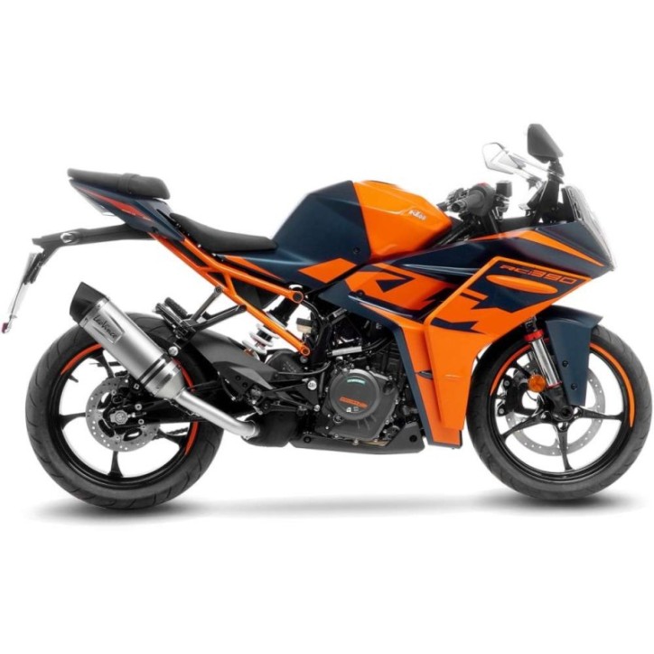 SILENCIEUX D'ECHAPPEMENT LEOVINCE LV ONE EVO POUR KTM RC 390 22-23 INOX