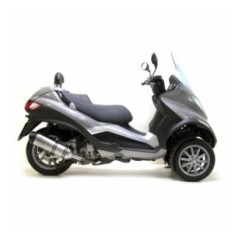 LEOVINCE AUSPUFFSCHALLDAMPFER LV ONE EVO PIAGGIO MP3 400 LT RST 07-12 EDELSTAHL