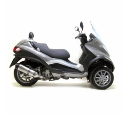 LEOVINCE AUSPUFFSCHALLDAMPFER LV ONE EVO PIAGGIO MP3 400 LT RST 07-12 EDELSTAHL