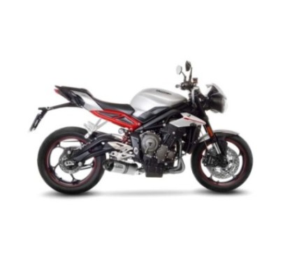 LEOVINCE AUSPUFFSCHALLDAMPFER LV ONE EVO TRIUMPH STREET TRIPLE 765 R RS 17-19 EDELSTAHL