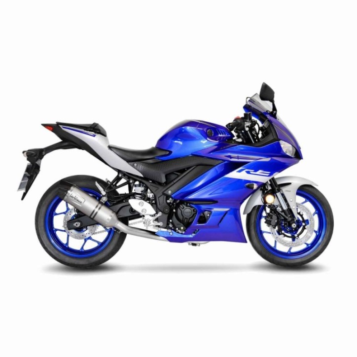 SILENCIEUX D'ECHAPPEMENT LEOVINCE LV ONE EVO POUR YAMAHA YZF-R3 19-20 ACIER INOXYDABLE