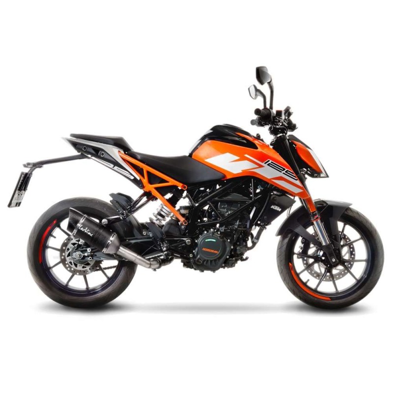 LEOVINCE LV PRO AUSPUFF AUS KOHLENSTOFFFASER KTM DUKE 125 17-20 KOHLENSTOFFFASER