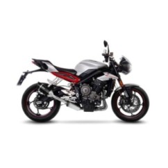 SILENCIADOR DE ESCAPE LEOVINCE LV PRO FIBRA DE CARBONO TRIUMPH STREET TRIPLE 765 R RS 17-19 FIBRA DE CARBONO