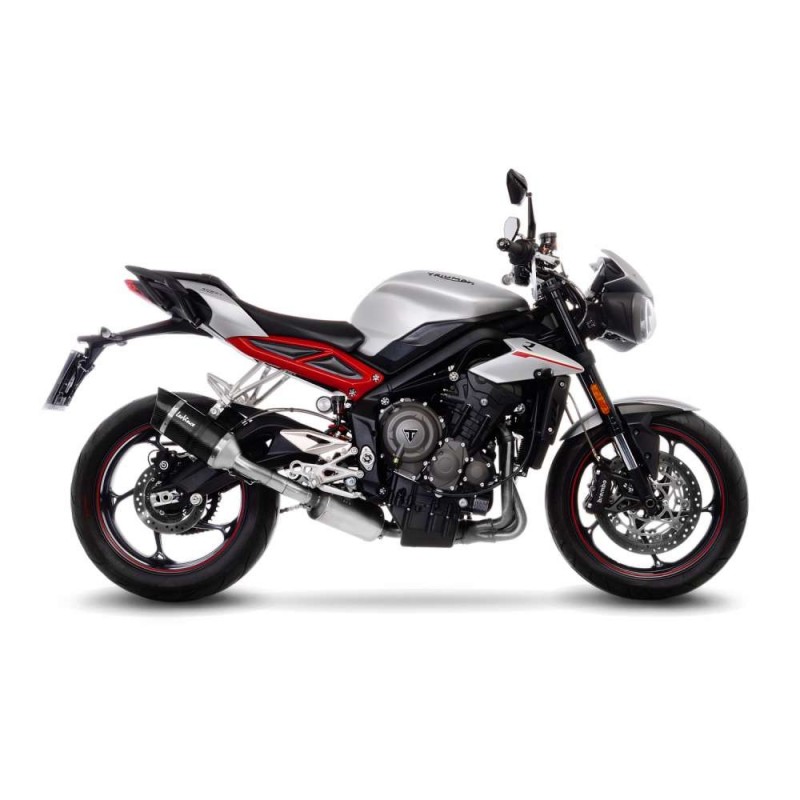 SILENCIADOR DE ESCAPE LEOVINCE LV PRO FIBRA DE CARBONO TRIUMPH STREET TRIPLE 765 R RS 17-19 FIBRA DE CARBONO