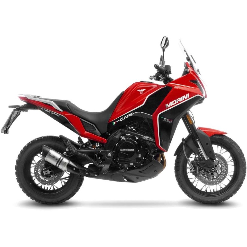 ESCAPE LEOVINCE LV PRO MOTO MORINI X-CAPE 650 A2 21-24 ACERO INOXIDABLE