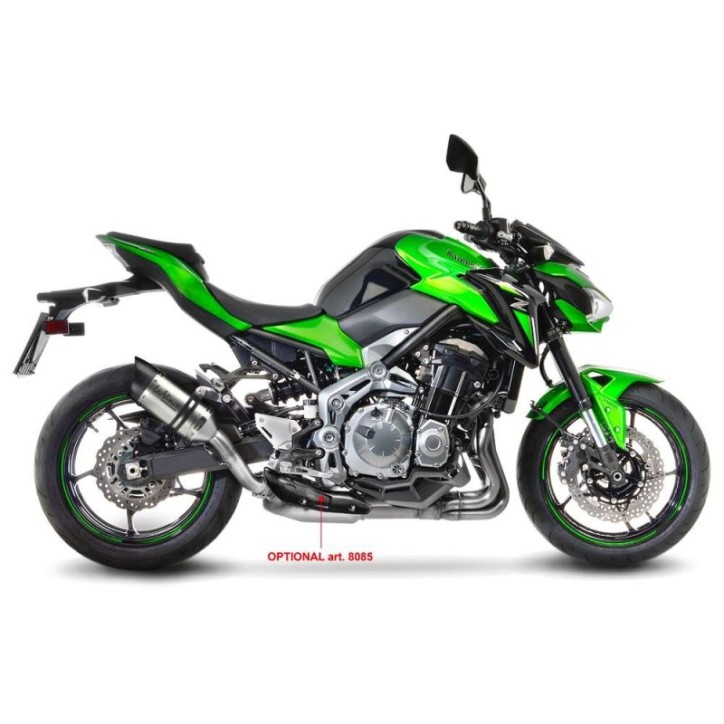 POT D'ECHAPPEMENT LEOVINCE LV PRO TITANE POUR KAWASAKI Z900 17-19 TITANE