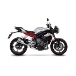 SILENCIADOR DE ESCAPE LEOVINCE LV PRO TRIUMPH STREET TRIPLE 765 R RS 20-22 ACERO INOXIDABLE