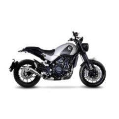 LEOVINCE TERMINALE SCARICO LV-10 BENELLI LEONCINO 500 17-24 ACCIAIO INOX