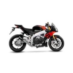 SILENCIADOR DE ESCAPE LEOVINCE LV-10 BLACK EDITION APRILIA TUONO V4 1100 FACTORY RR 19-20 ACERO INOXIDABLE