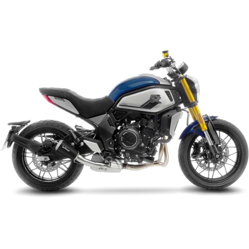 LEOVINCE TERMINALE SCARICO LV-10 BLACK EDITION CFMOTO 700 CL-X HERITAGE SPORT 21-23 ACCIAIO INOX