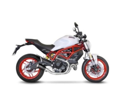 LEOVINCE AUSPUFFSCHALLDAMPFER LV-10 BLACK EDITION DUCATI MONSTER 797 17-20 EDELSTAHL