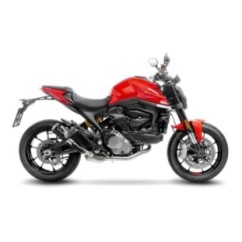 LEOVINCE AUSPUFFSCHALLDAMPFER LV-10 BLACK EDITION DUCATI MONSTER 937 21-24 EDELSTAHL