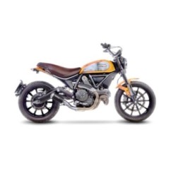 LEOVINCE EXHAUST MUFFLER LV-10 BLACK EDITION DUCATI SCRAMBLER 800 CAFE RACER 17-20 STAINLESS STEEL