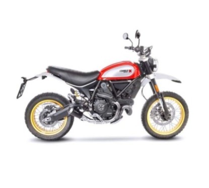 LEOVINCE AUSPUFFSCHALLDAMPFER LV-10 BLACK EDITION DUCATI SCRAMBLER 800 DESERT SLED 17-20 EDELSTAHL