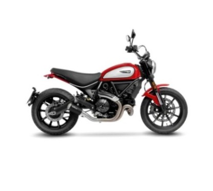 LEOVINCE EXHAUST MUFFLER LV-10 BLACK EDITION DUCATI SCRAMBLER NIGHTSHIFT 21-22 STAINLESS STEEL