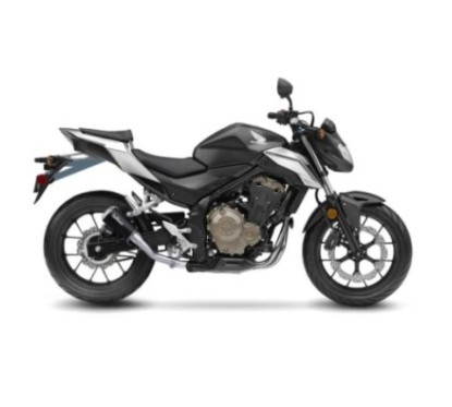 LEOVINCE AUSPUFFSCHALLDAMPFER LV-10 BLACK EDITION HONDA CB 500 F 16-18 EDELSTAHL