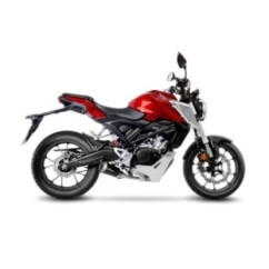 SILENCIADOR DE ESCAPE LEOVINCE LV-10 BLACK EDITION HONDA CB125 R NEO SPORTS CAFE 18-20 ACERO INOXIDABLE