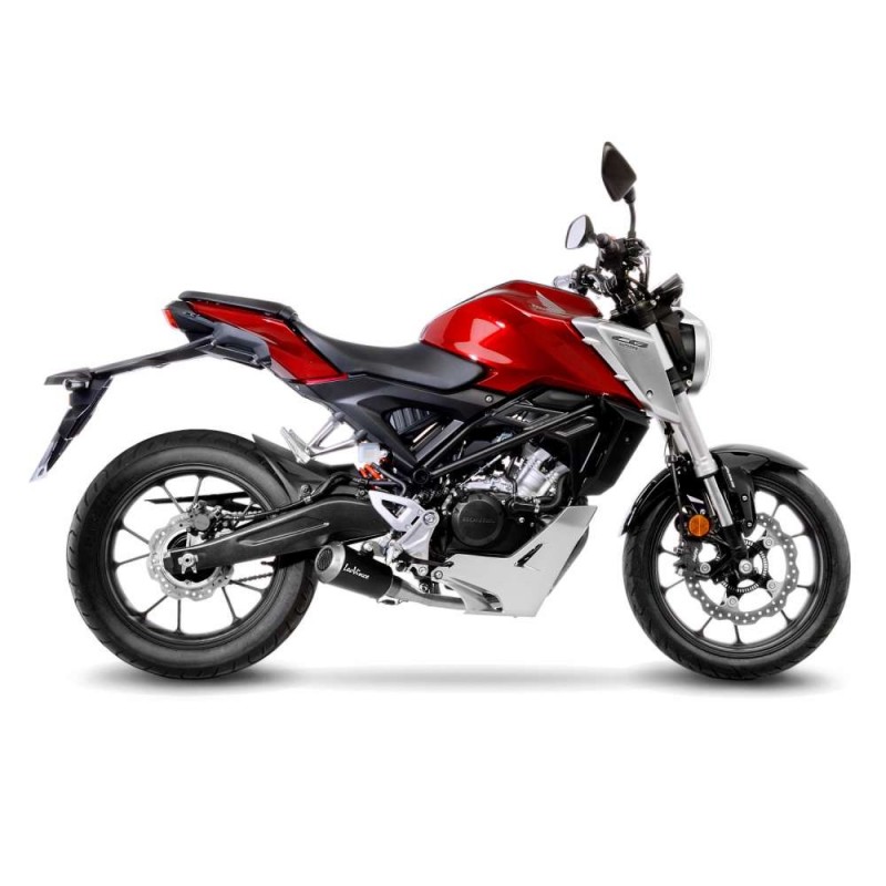 SILENCIADOR DE ESCAPE LEOVINCE LV-10 BLACK EDITION HONDA CB125 R NEO SPORTS CAFE 18-20 ACERO INOXIDABLE