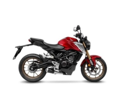 LEOVINCE AUSPUFFSCHALLDAMPFER LV-10 BLACK EDITION HONDA CB125 R NEO SPORTS CAFE 21-23 EDELSTAHL