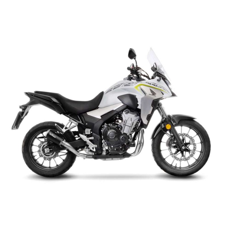 LEOVINCE AUSPUFF LV-10 BLACK EDITION HONDA CB500 X 19-21 EDELSTAHL