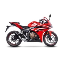 POT D'ECHAPPEMENT LEOVINCE LV-10 BLACK EDITION HONDA CBR500 R 16-18 INOX