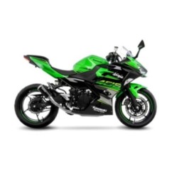 LEOVINCE AUSPUFFSCHALLDAMPFER LV-10 BLACK EDITION KAWASAKI NINJA 400 18-23 EDELSTAHL